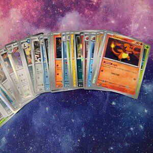 Pokemon Trading Cards - Phantasmal Flames, 50 Random Cards, includes Holos